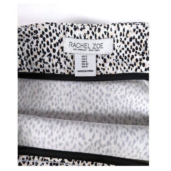 Rachel Zoe Animal Cheetah Leopard Print Pencil Skirt  Women's size 2 NWOT - Picture 6 of 7